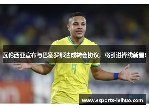 瓦伦西亚宣布与巴塞罗那达成转会协议，将引进锋线新星！